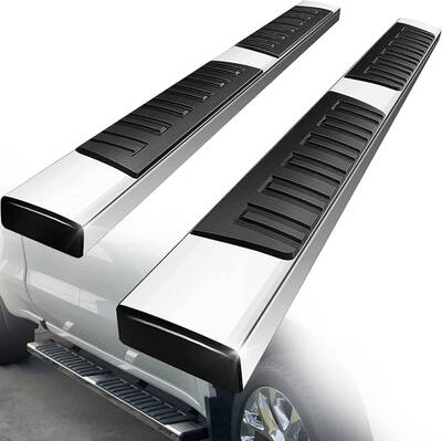 YITAMOTOR® 6.5 Inches Running Boards Compatible with 2005-2023 Toyota Tacoma Access Cab, Stainless Steel Black Side Steps Ne...