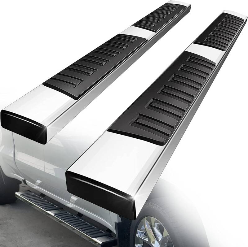 YITAMOTOR® 6.5 Inches Running Boards Compatible with 2005-2023 Toyota Tacoma Access Cab, Stainless Steel Black Side Steps Ne...