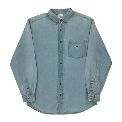 Walt Disney Studios Disney Denim Shirt - Small Blue Cotton