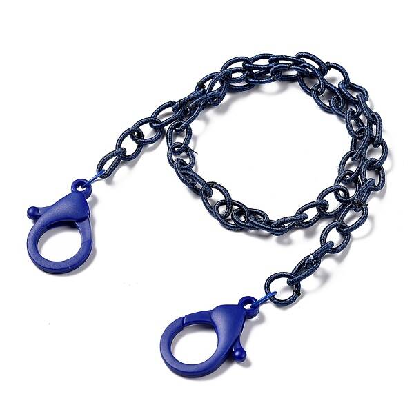 Personalized Nylon Cable Chain Necklaces