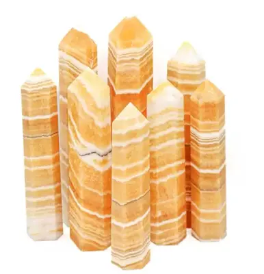 [Crescent Cast] All Calcite Products - Spheres, Towers, Freeforms - Options Are In The Variations