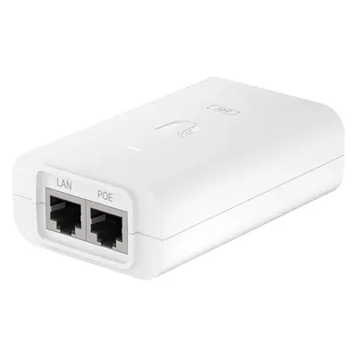 POE-24-7W-G-WH Ubiquiti 7-Watts 24V DC 0.3A Gigabit Ethernet PoE Adapter