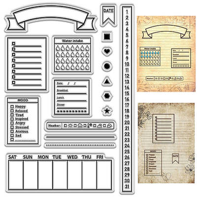 Custom PVC Plastic Clear Stamps