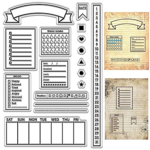 Custom PVC Plastic Clear Stamps