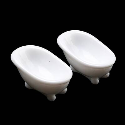 Opaque Resin Bathtub Ornament