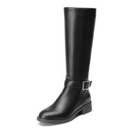 Dream Pairs Women's Side Zipper Knee High Riding Boots