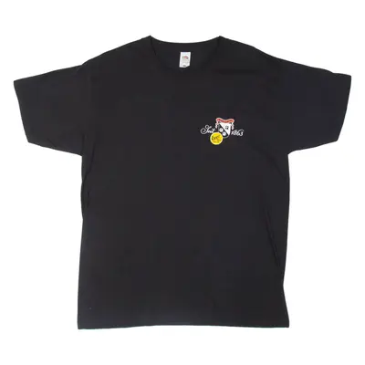 FRUIT OF THE LOOM Egger Bier Mens T-Shirt Black L