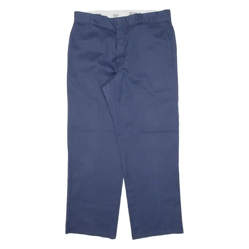 DICKIES 874 Workwear Mens Trousers Blue Regular Straight W33 L27
