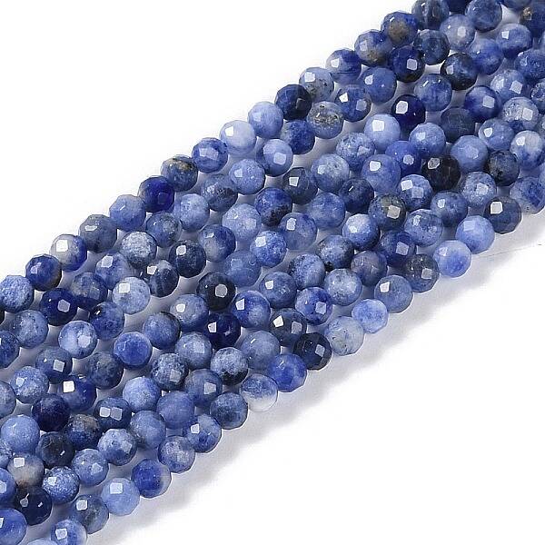 Natural Sodalite Beads Strands