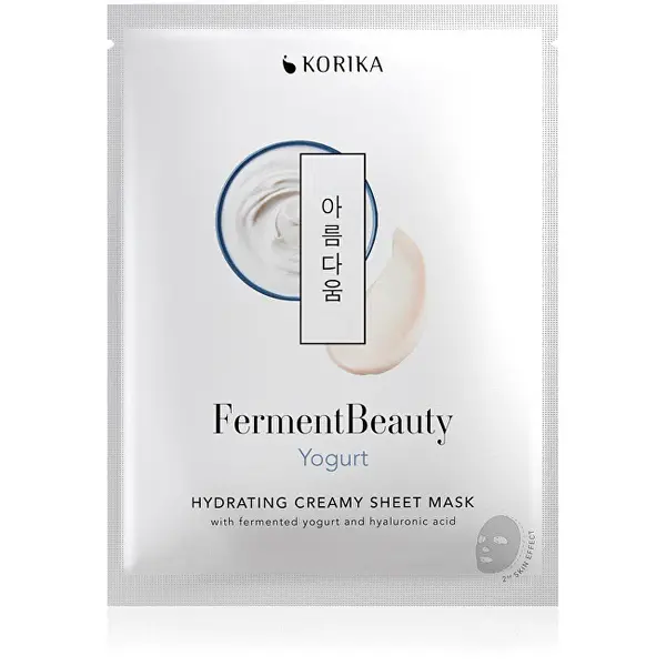 Korika Maschera Idratante Cremosa In Tessuto Allo Yogurt Fermentbeauty 23 G