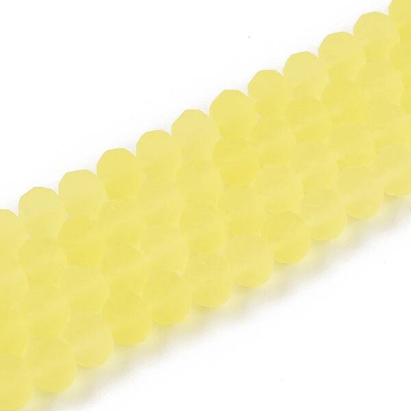 Transparent Glass Beads Strands