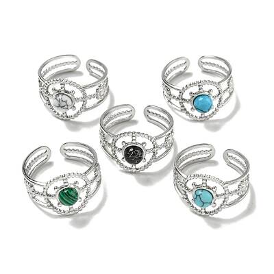 304 Stainless Steel Open Cuff Rings