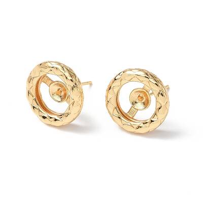 Brass Stud Earring Findings