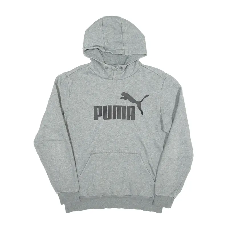 PUMA Hoodie Grey Pullover Mens S