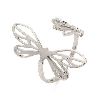 Non-Tarnish 304 Stainless Steel Open Cuff Rings