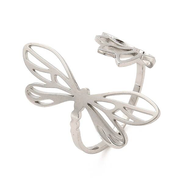Non-Tarnish 304 Stainless Steel Open Cuff Rings