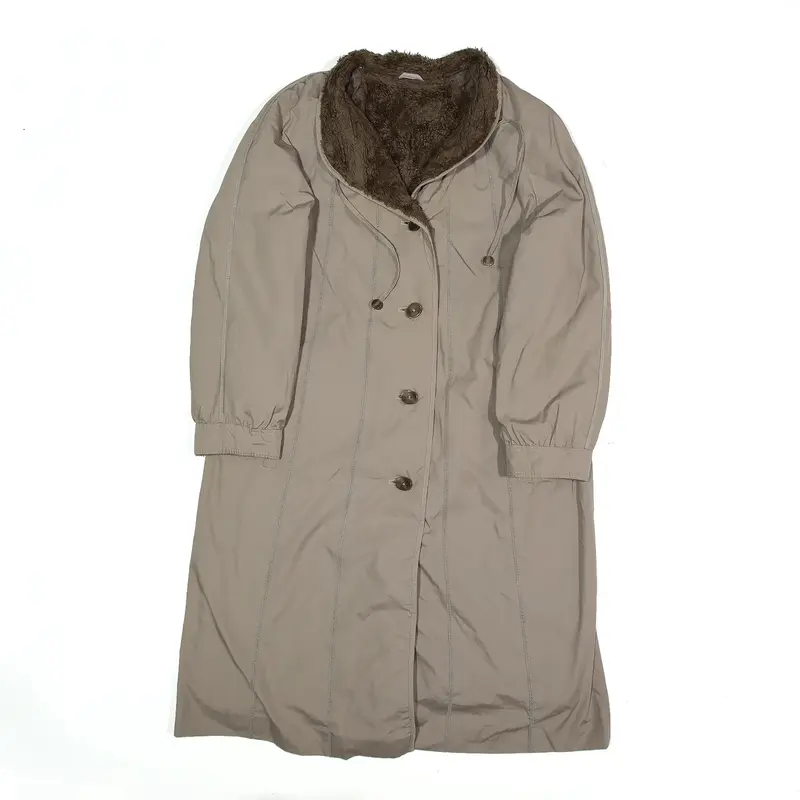 Overcoat Coat Beige Womens L