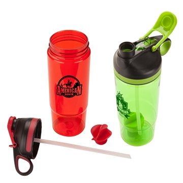 48 Custom Pagosa 27oz. Shaker Tritan Bottle - Dual Function Lid & ...