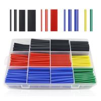 560 count Heat Shrink Tubing Kit Marine Grade Heat Shrink Wrap 2:1 Ratio Adhesive Lined Industrial Shrink Tube 12 Sizes Elect...