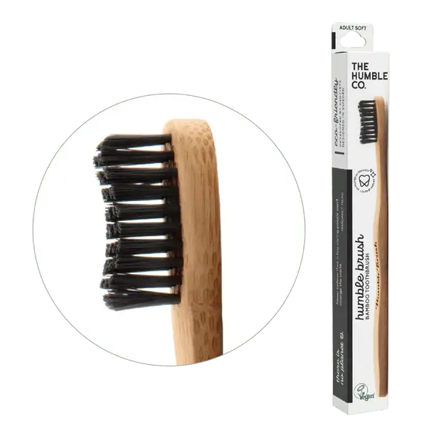 Humble Brush Adult - black, soft bristles