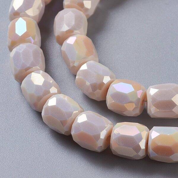 Electroplate Opaque Glass Beads