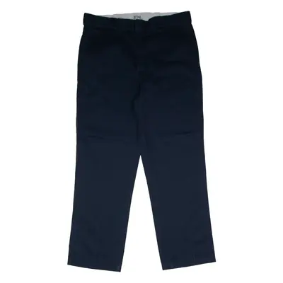 DICKIES 874 Workwear Mens Twill Trousers Blue Regular Straight W38 L32