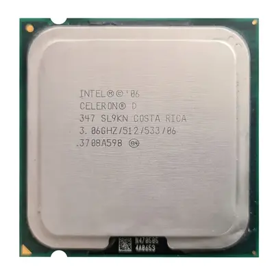 CT592 Dell 3.06GHz 533MHz FSB 512KB L2 Cache Socket LGA775 Intel Celeron D 347 Single-Core Processor