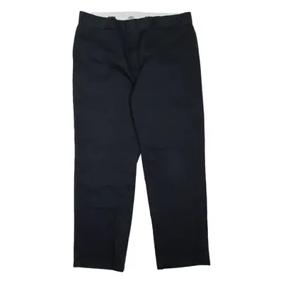 DICKIES 874 Workwear Mens Trousers Black Regular Straight W40 L32