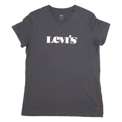 LEVI'S Womens T-Shirt Grey S