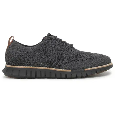 Cole Haan Zerogrand Remastered Wingtip Textile Men's Comfort Shoes - Magnet Black - Size:US 9 Men