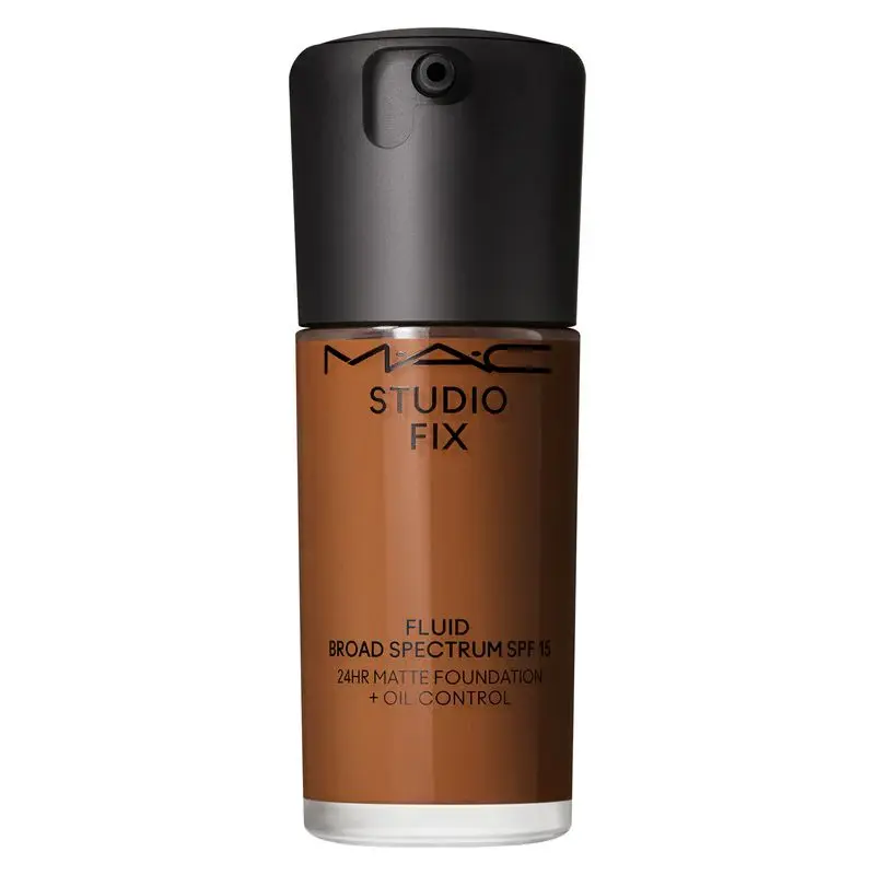 Mac Studio Fix Fluid Spf 15 - Soft-Matte Foundation, Second Skin Effect, Full Coverage Naturale Up To 24 Hours Nw47 (30 Ml)