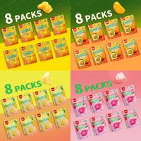 (8 Packs)AMOS Gummy  Peelerz Gummy Peelable  Gummy , Fruit Candy, Resealable 2.54 oz Bag Snack Bonbon Sweet Soft Mango Candie...