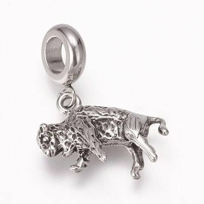 304 Stainless Steel European Dangle Charms