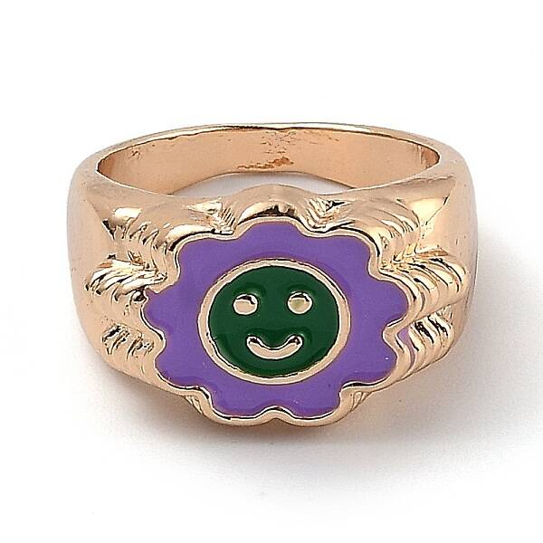 (Jewelry Parties Factory Sale)Alloy Enamel Finger Rings