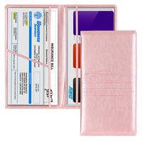 Car Registration & Insurance Card Holder, Magnetic Closure Vehicle Organizer, Car Essential Document Wallet, Spring Gift, for...