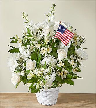 Eternal Affection Arrangement with Flag