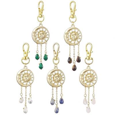 Alloy Moon & Sun Pendant Decorations