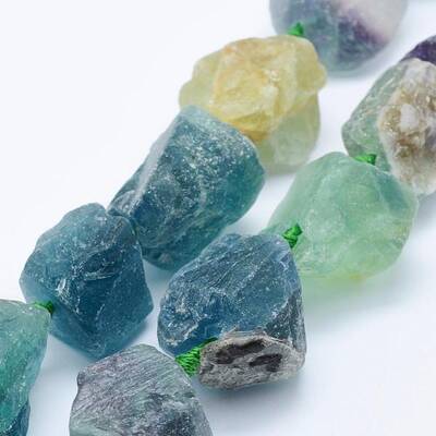 Natural Fluorite Beads Strands