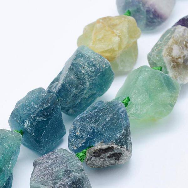 Natural Fluorite Beads Strands