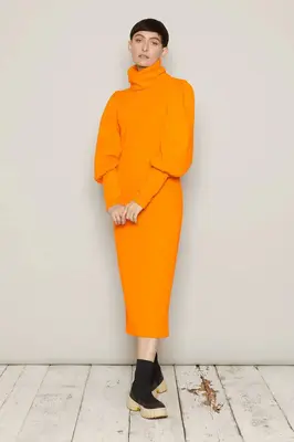 Brynja Dress (Orange) | size: S