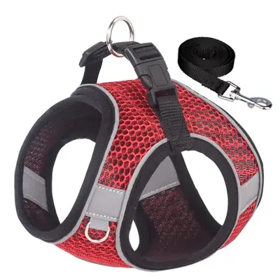 Dog Vest, 1 Count Breathable Reflective Dog Harness, Adjustable Pet Chest Strap, Pet Supplies for Outdoor Walking