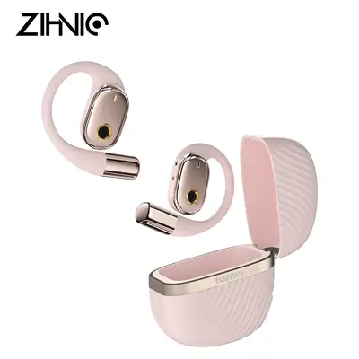 ZIHNIC S06 Open Ear Headphones,True Wireless Earbuds With Bluetooth V5.4,Fast Charging,35Hrs Playtime, Waterproof for Sports,...