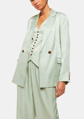 Rita Luxe Blazer 38357 Sage-Green | Color: SAGE GREEN | Size: 10