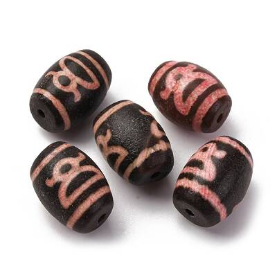 Tibetan Style dZi Beads