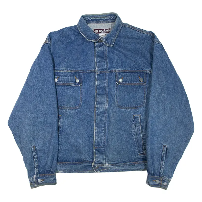 ECKO JEANS Mens Denim Jacket Blue L