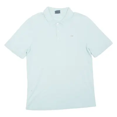 LACOSTE Mens Polo Shirt Blue M