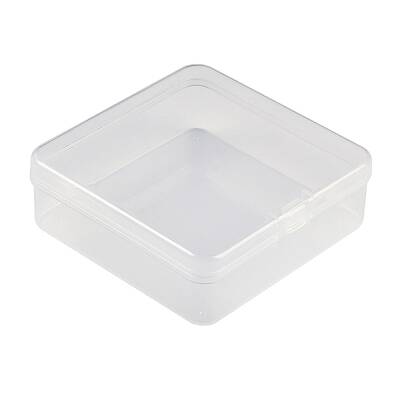 Plastic Bead Containers with Hinged Lid
