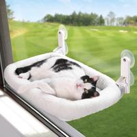 Zakkart Folding Cat Hammock for Window - Cordless, Machine Washable Bed, Robust Metal Frame, Strong Suction Cups - Cat Window...