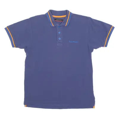 PIERRE CARDIN Mens Polo Shirt Blue S