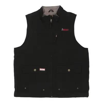 Rocky Gilet - Large Black Cotton